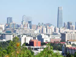 Parque Jingshan, vistas de Pequim