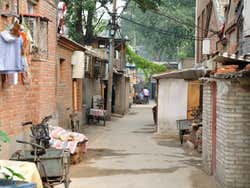 Hutong perto da Torre do Tambor