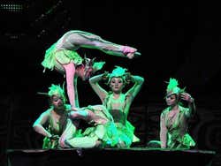 Espetaculo no Teatro Chaoyang